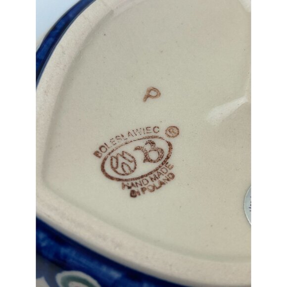 Polish Pottery Heart Bowl Momo Panache Boleslawiec Poland Tree Cottagecore - Picture 10 of 14